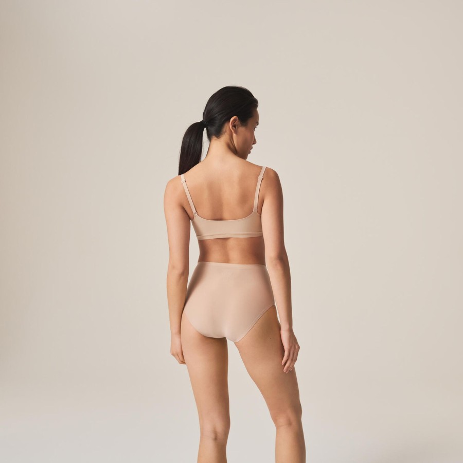 Dame Chantelle Lingeri & Badetoj | Soft Stretch Padded Bralette, Nude