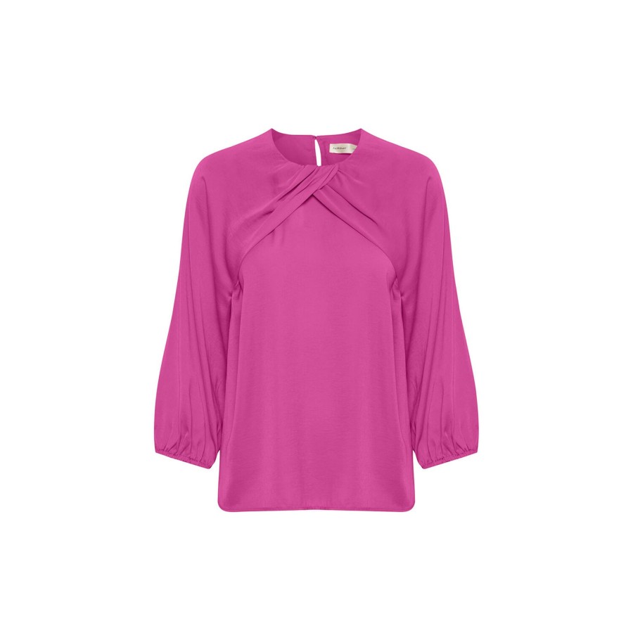 Dame InWear Skjorter & Bluser | Litoiw Blouse, Fuchsia Pink