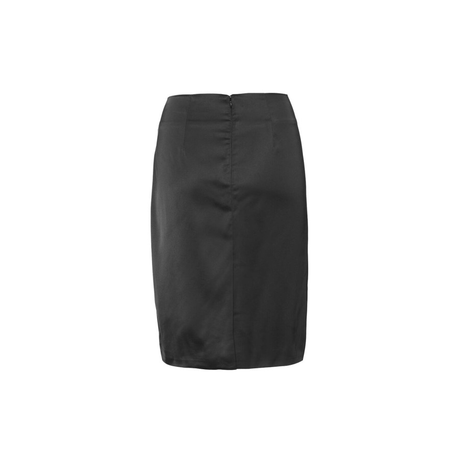 Dame InWear Nederdele | Zilkyiw Drape Skirt, Black