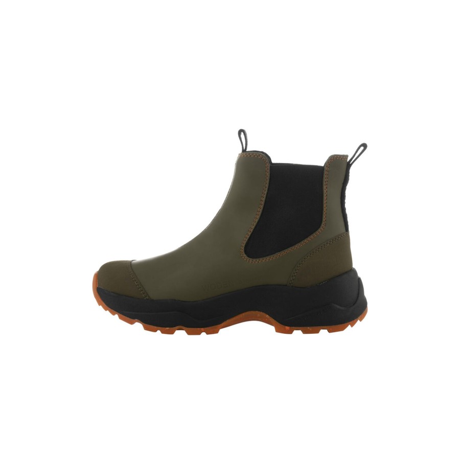 Dame WODEN Gummistovler | Siri Waterproof, Dark Olive