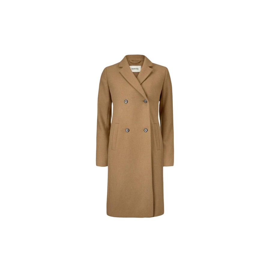 Dame Modström Overtoj | Odelia Coat, Brown Sugar