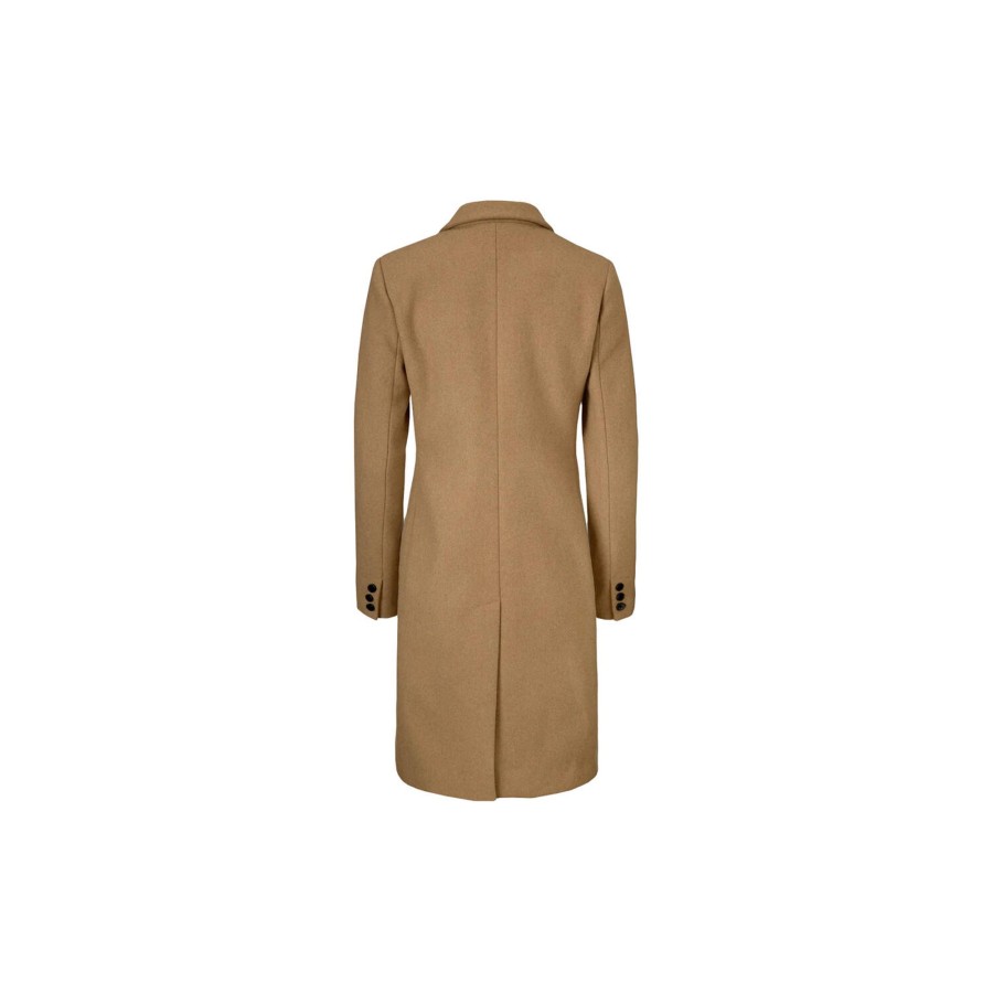 Dame Modström Overtoj | Odelia Coat, Brown Sugar