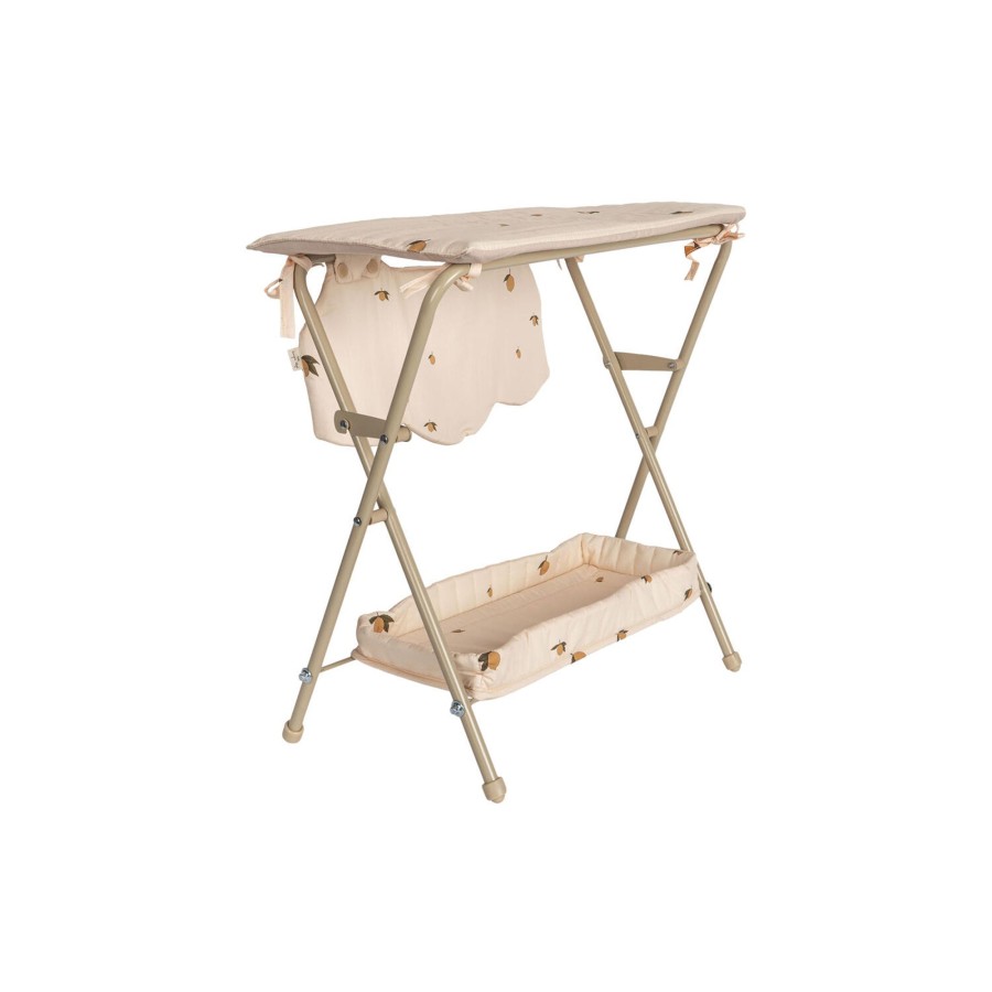 Born Konges Sløjd Tojdyr & Dukker | Doll Changing Table, Lemon