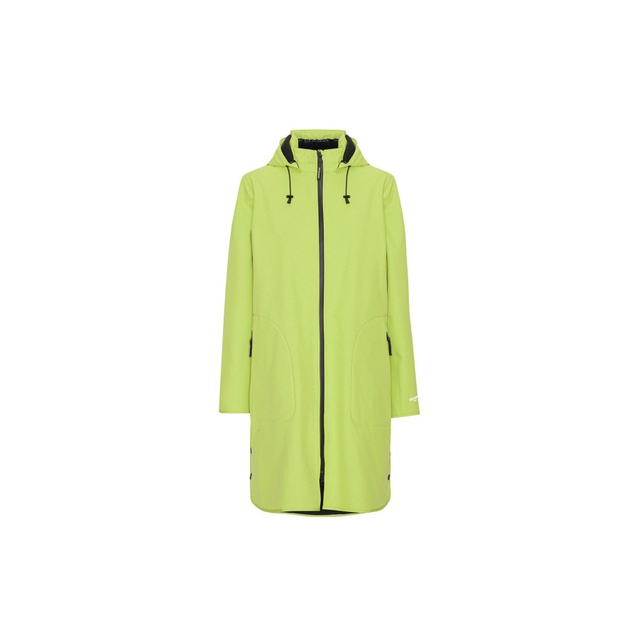 Dame Ilse Jacobsen Hornbæk Overtoj | Raincoat, Lime Green