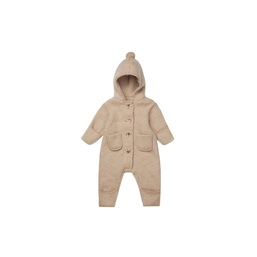 Born Lalaby Overtoj | Teddy Onesie, Oat