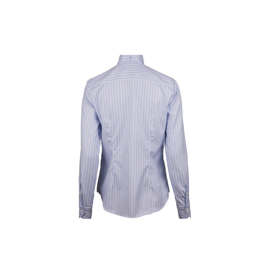 Dame Stenströms Skjorter & Bluser | Dilba Blouse, Light Blue Stripe