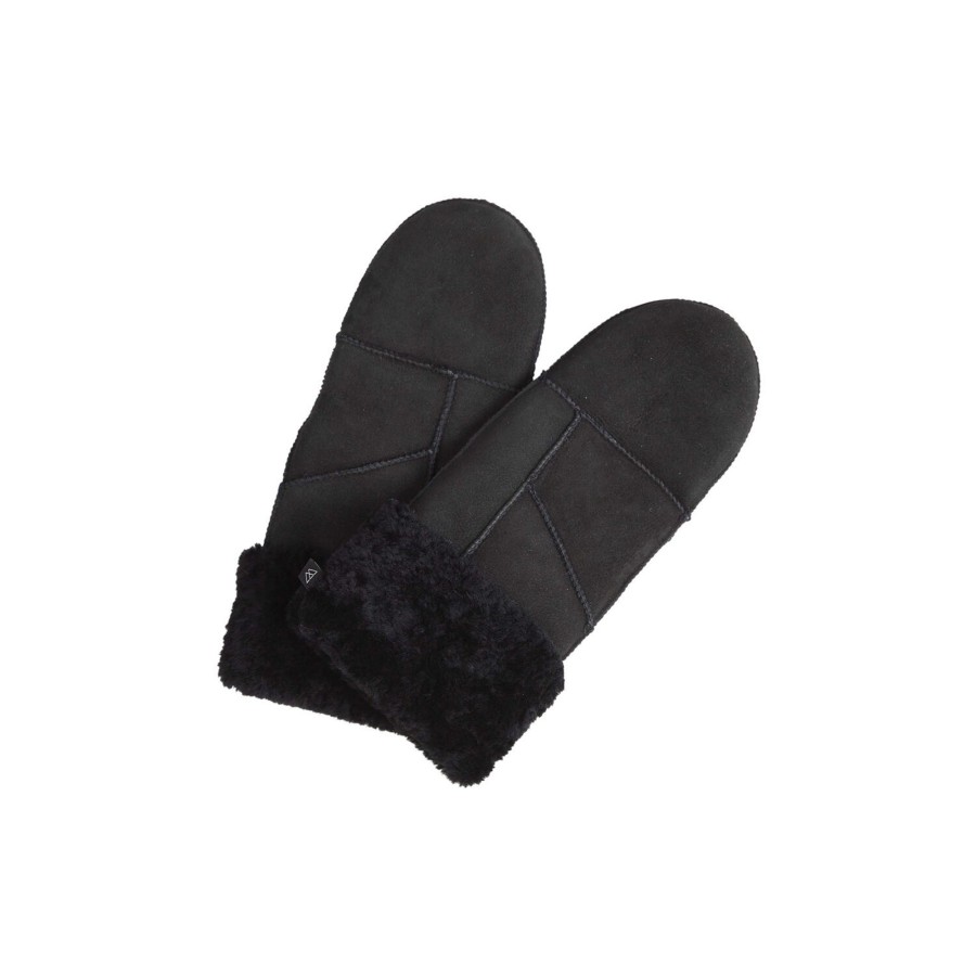 Dame Markberg Huer, Pandeband & Vanter | Bellambg Sheepskin Mitten, Black