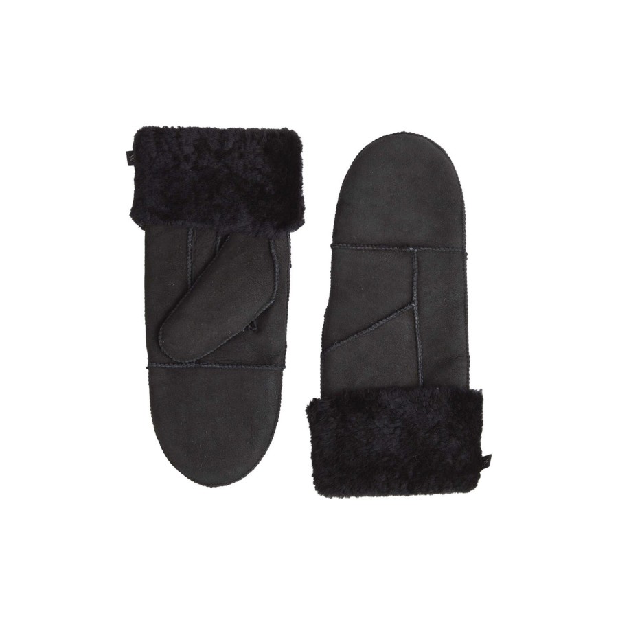 Dame Markberg Huer, Pandeband & Vanter | Bellambg Sheepskin Mitten, Black