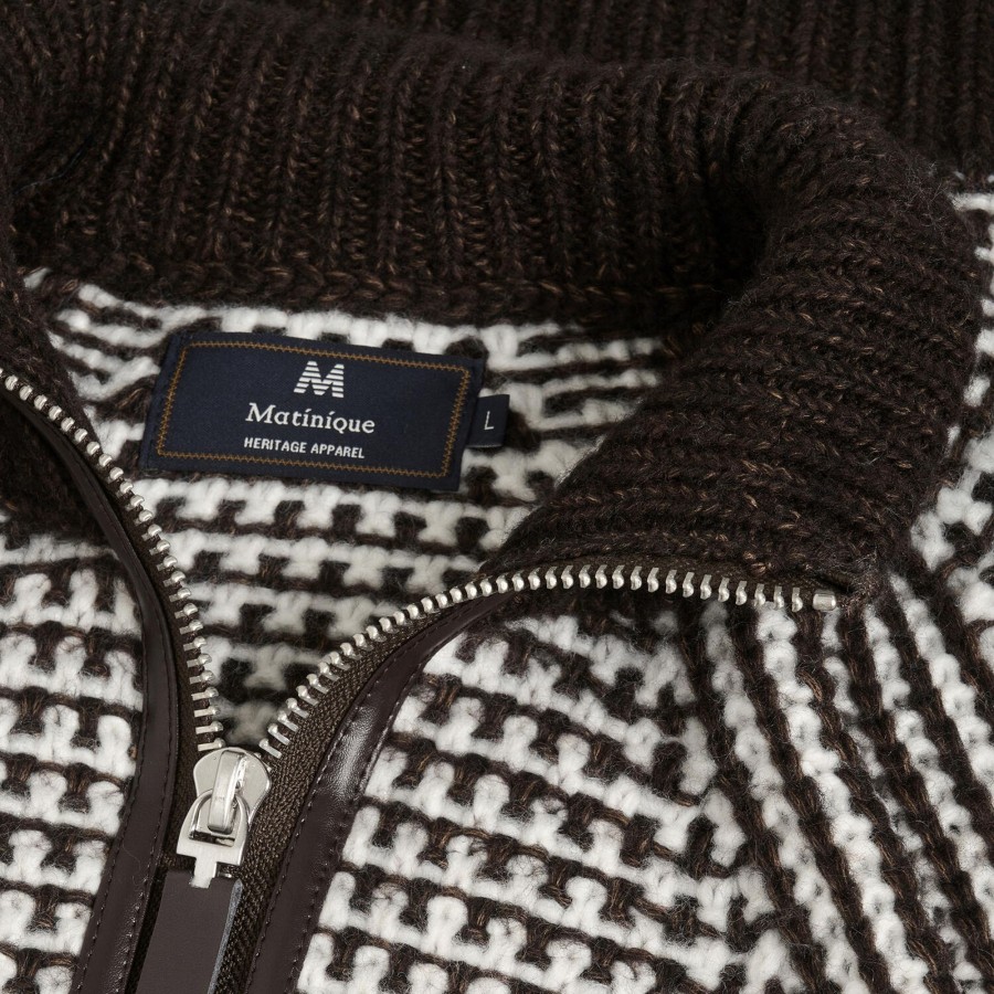 Herre Matinique Strik & Bluser | Mablimey Heritage Pullover, Turkish Coffee