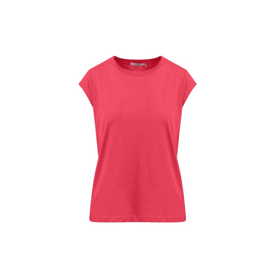 Dame Coster Copenhagen Toppe & T-Shirts | Cc Heart Basic T-Shirt, Intense Pink