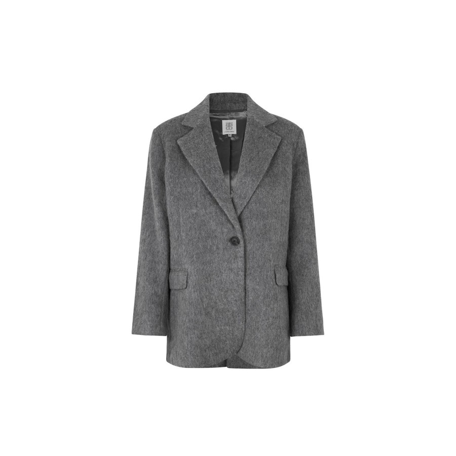 Dame Second Female Blazere & Veste | Sera Blazer, Grey Melange