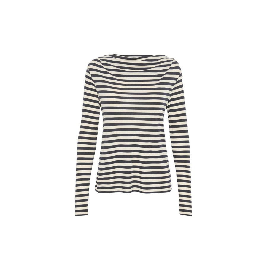 Dame Part Two Skjorter & Bluser | Falishapw Blouse, Dark Navy Stripe