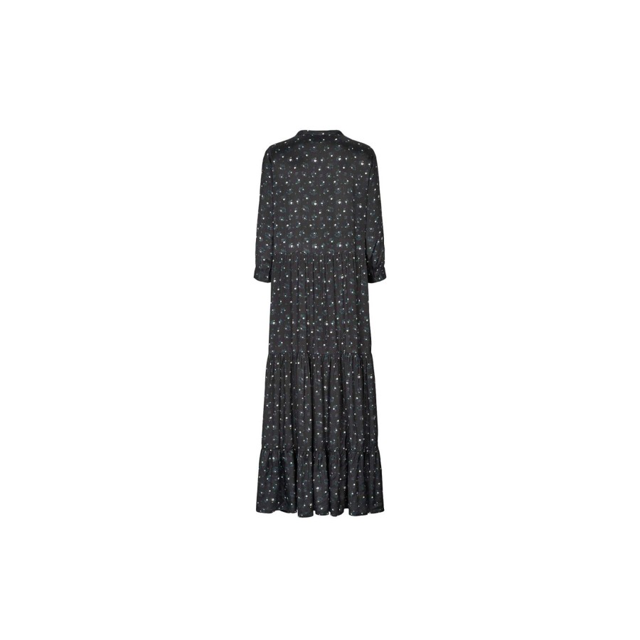 Dame Lollys Laundry Kjoler | Nee Dress, Washed Black