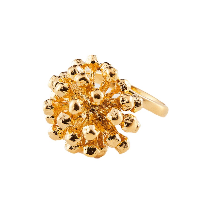 Dame Flora Danica Jewellery Ringe | Statement Dild Ring, Forgyldt