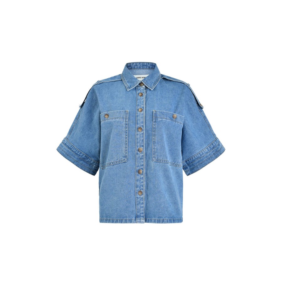 Dame Sofie Schnoor Skjorter & Bluser | Shirt, Blue