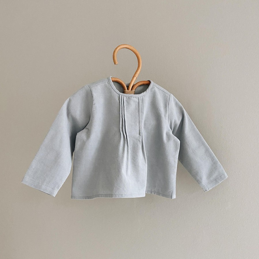 Born Lalaby Bluser & Skjorter | Holly Top, Barely Blue