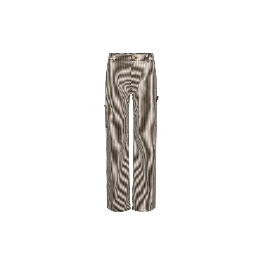 Dame Sofie Schnoor Bukser | Trousers, Brown Striped