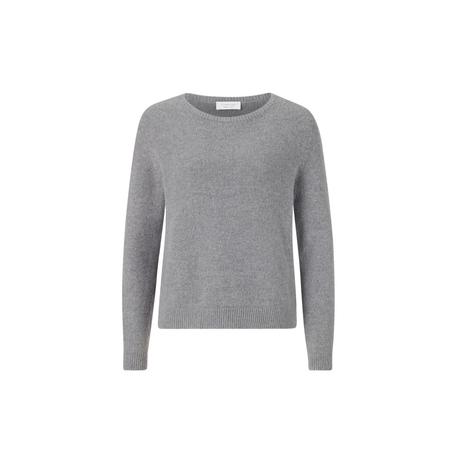 Dame Rich & Royal Strik | Cozy Crew Neck, Cloudy Grey