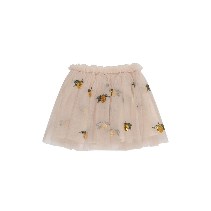 Born Konges Sløjd Nederdele | Yvonne Skirt, Lemon Sequin