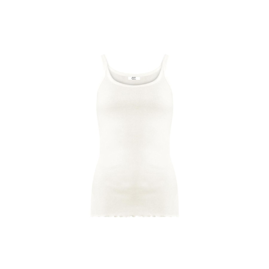 Dame Coster Copenhagen Toppe & T-Shirts | Cc Heart Silk Camisole, White