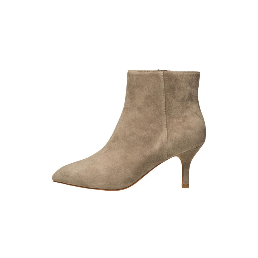 Dame Shoe The Bear Hoje Haele | Stb-Valentine Zip Boot Suede, Taupe