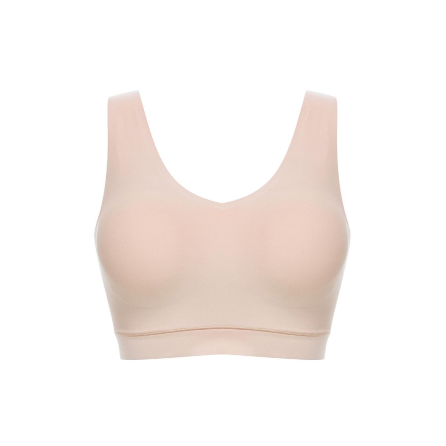 Dame Chantelle Lingeri & Badetoj | Soft Stretch Padded Top, Nude