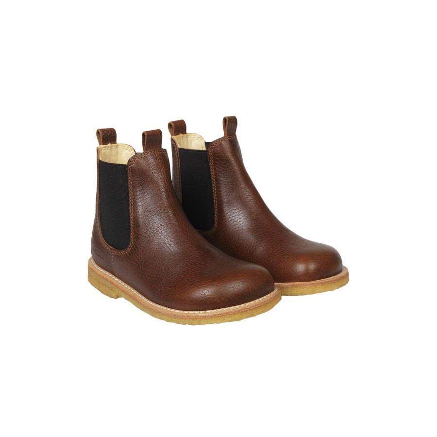 Born ANGULUS Stovler | Stovlet Med Elastik, 2509/002 Medium Brown