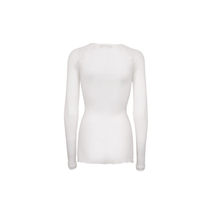 Dame Seamless Basic Skjorter & Bluser | Elvira Bluse, Off-White