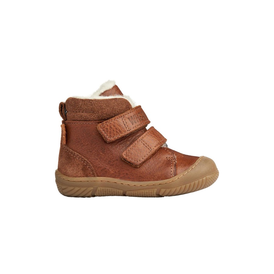 Born Wheat Begyndersko | Snug Prewalker Tex, 9002 Cognac