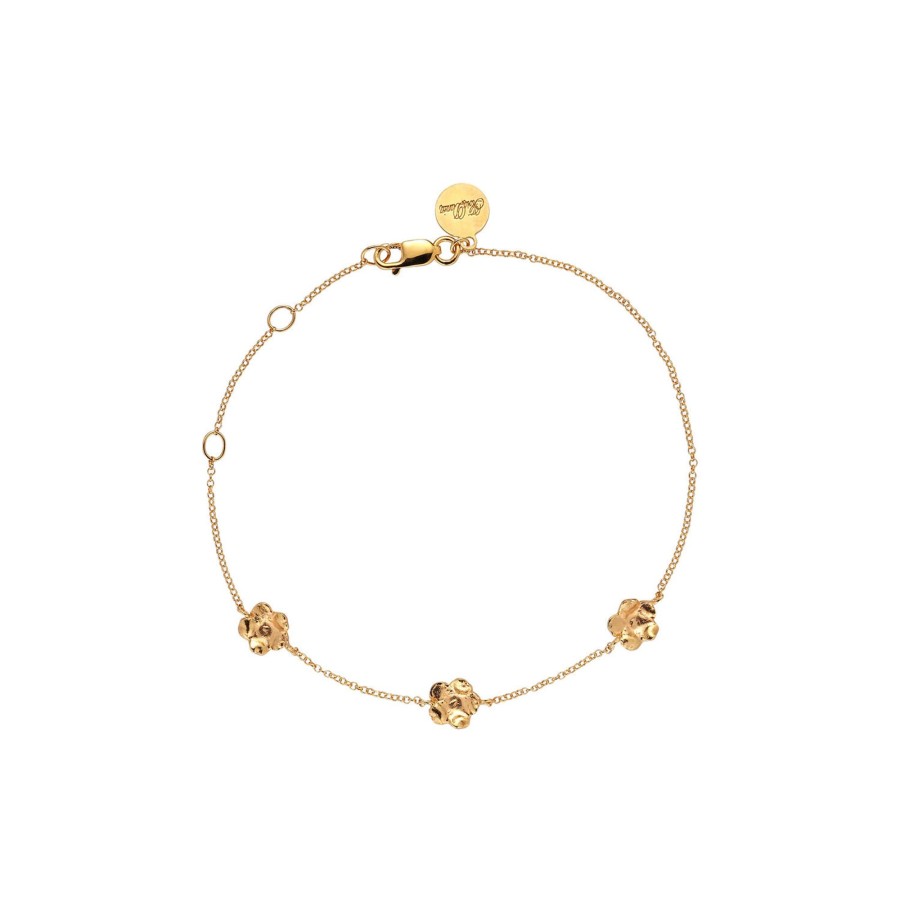 Dame Flora Danica Jewellery Armband | Forglemmigej Armband, Forgyldt