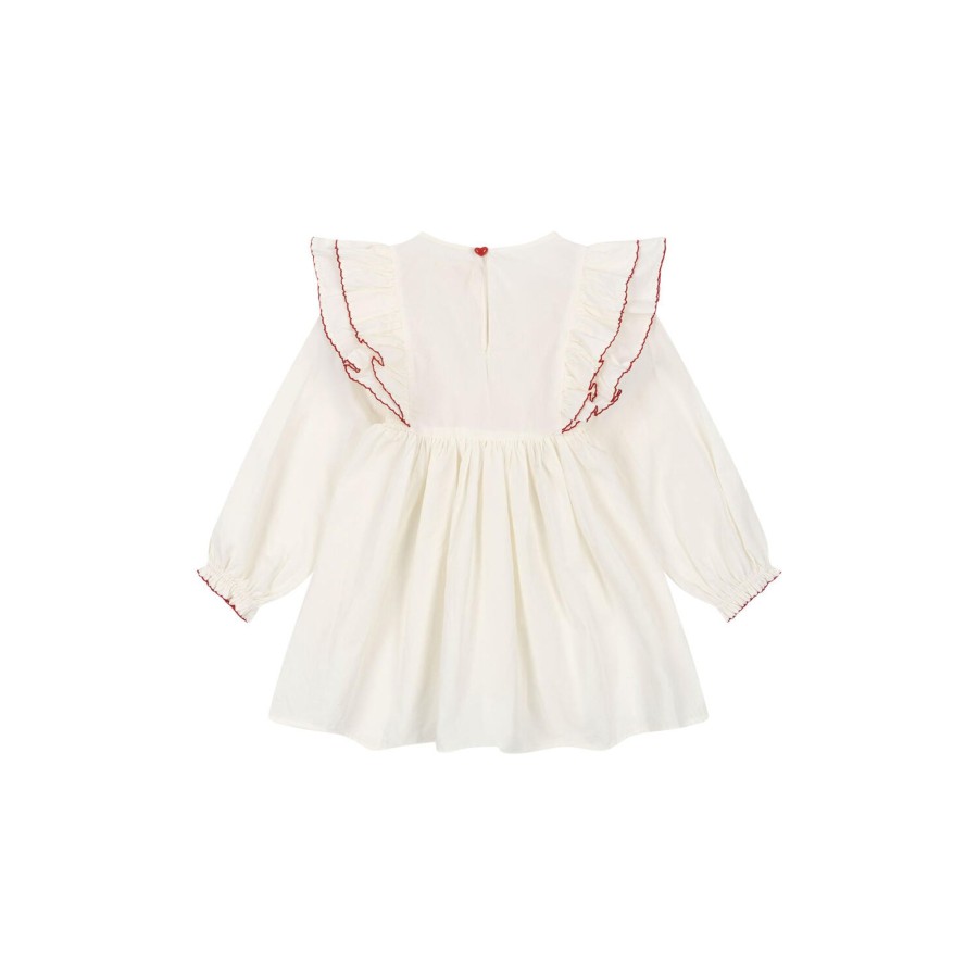 Born Konges Sløjd Kjoler | Coeur Dress, Optic White