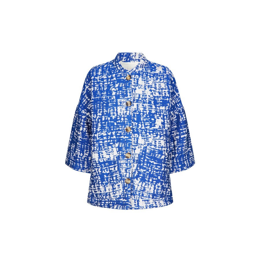 Dame Lollys Laundry Overtoj | Lulu Jacket, Blue