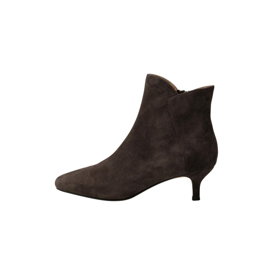 Dame Shoe The Bear Hoje Haele | Saga Zip S Ankle Boots, Dark Brown