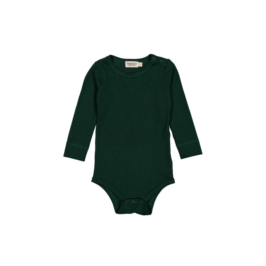 Born MarMar Copenhagen Bodyer | Plain Ls Body, Dark Leaf