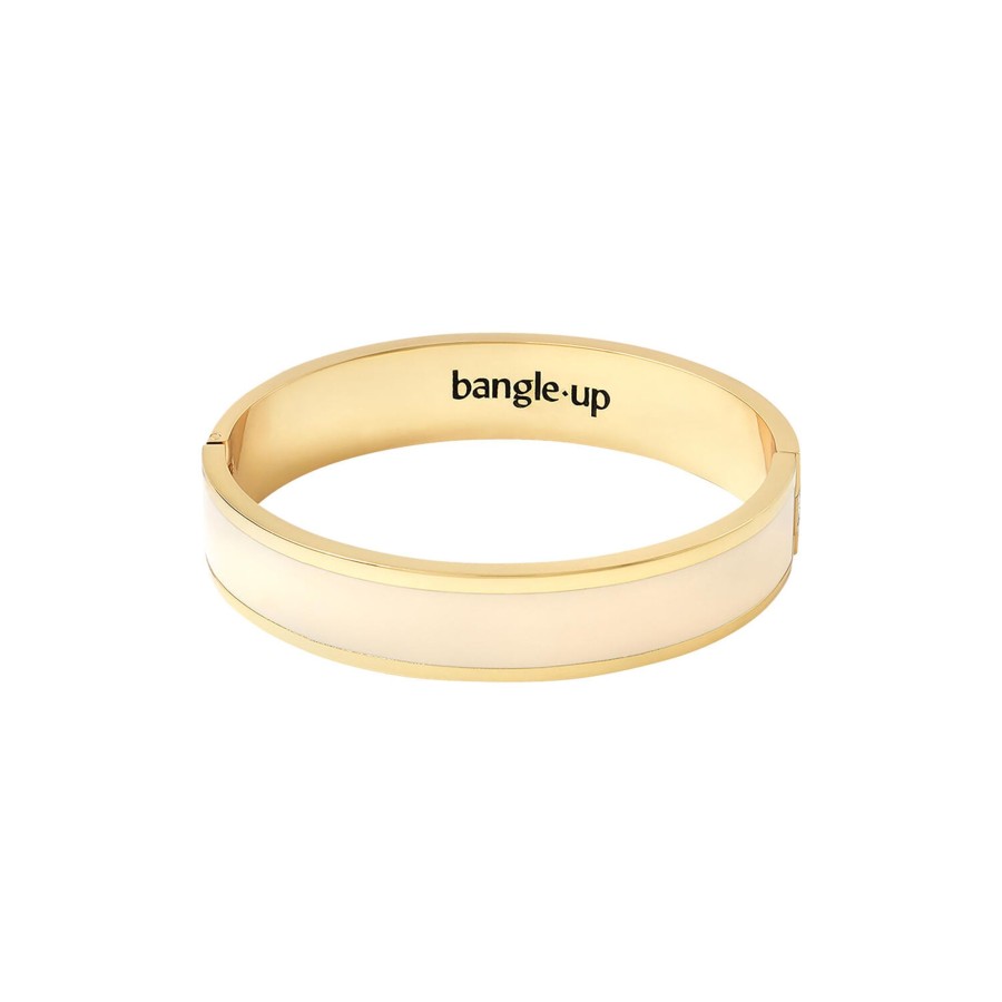 Dame bangle up Armband | Bangle Bracelet, Sand White