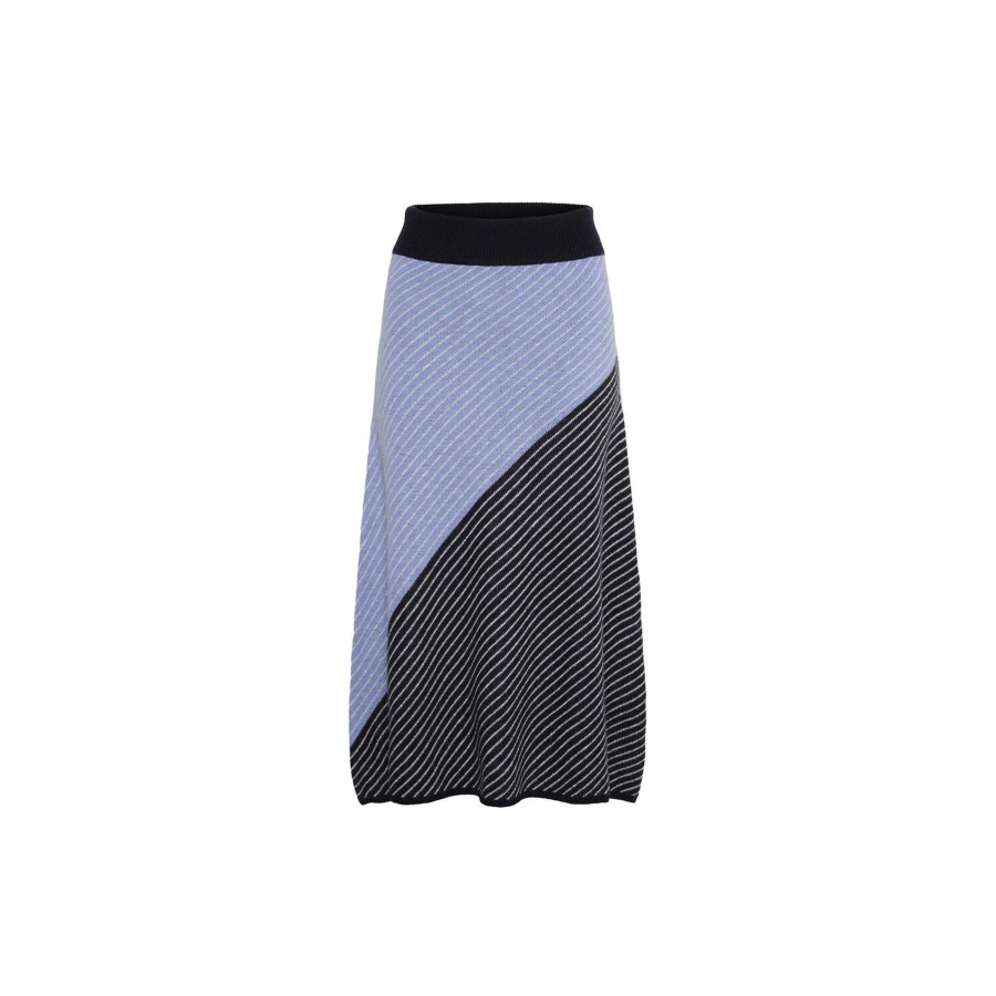 Dame InWear Nederdele | Ranceliw Skirt, Cornflower/Marine Blue