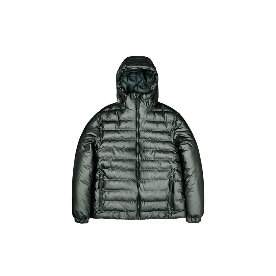 Herre Rains Overtoj | Trekker Hooded Jacket, Silver Pine