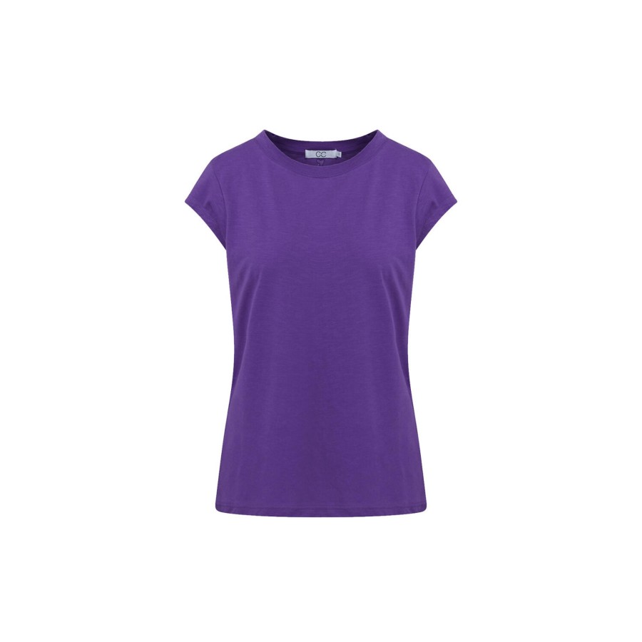 Dame Coster Copenhagen Toppe & T-Shirts | Cc Heart Basic T-Shirt, Warm Purple