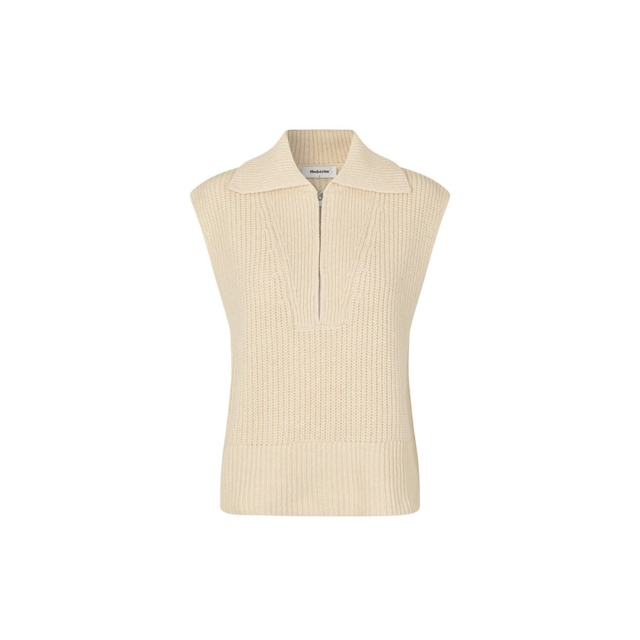 Dame Modström Strik | Fultonmd Vest, Summer Sand