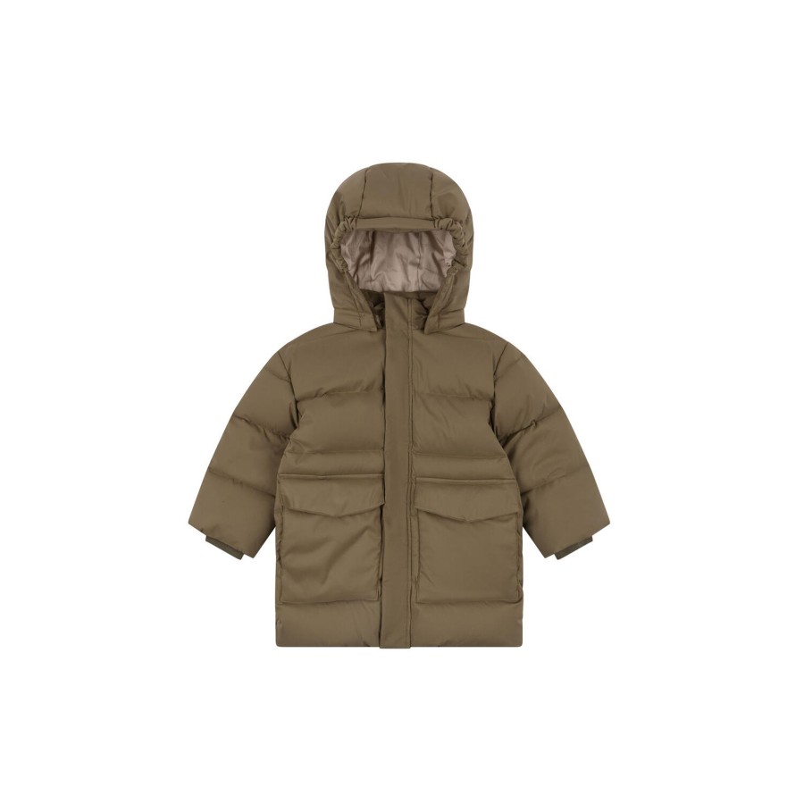 Born Konges Sløjd Overtoj | Nutti Down Jacket, Dusky Green