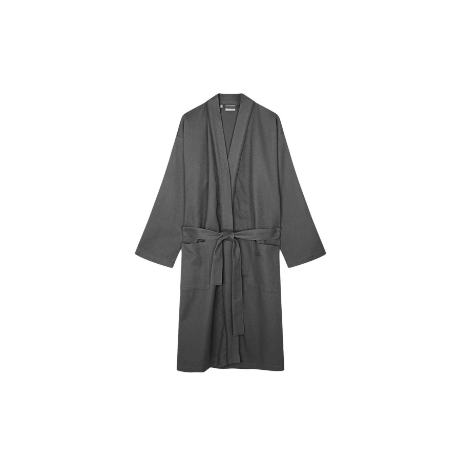 Dame Georg Jensen Damask Nattoj & Loungewear | Kimono+ Morgenkabe Med For, Slate