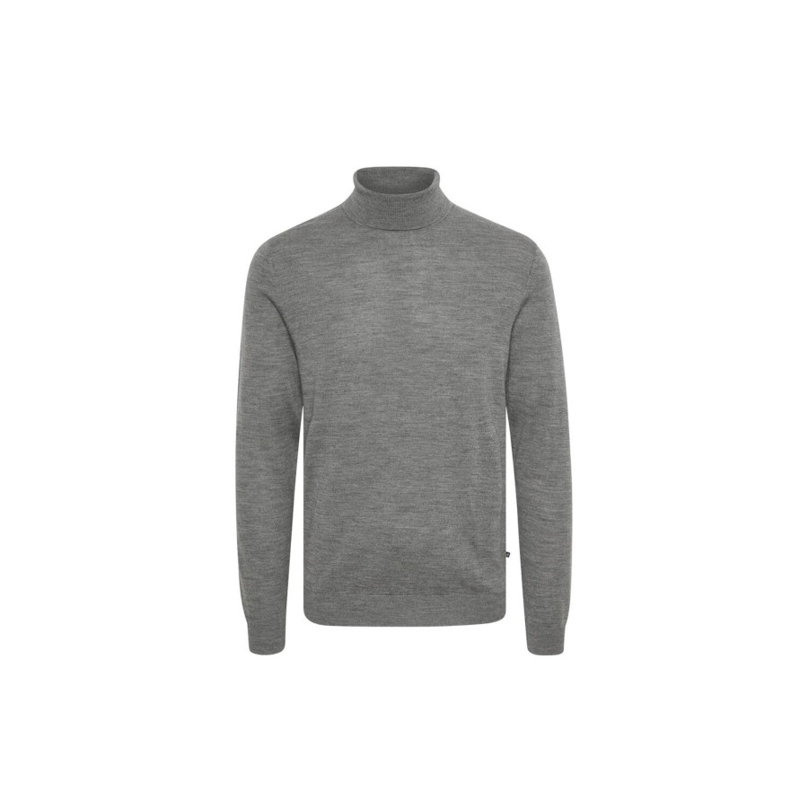 Herre Matinique Strik & Bluser | Parcusman Pullover, Medium Grey Melange