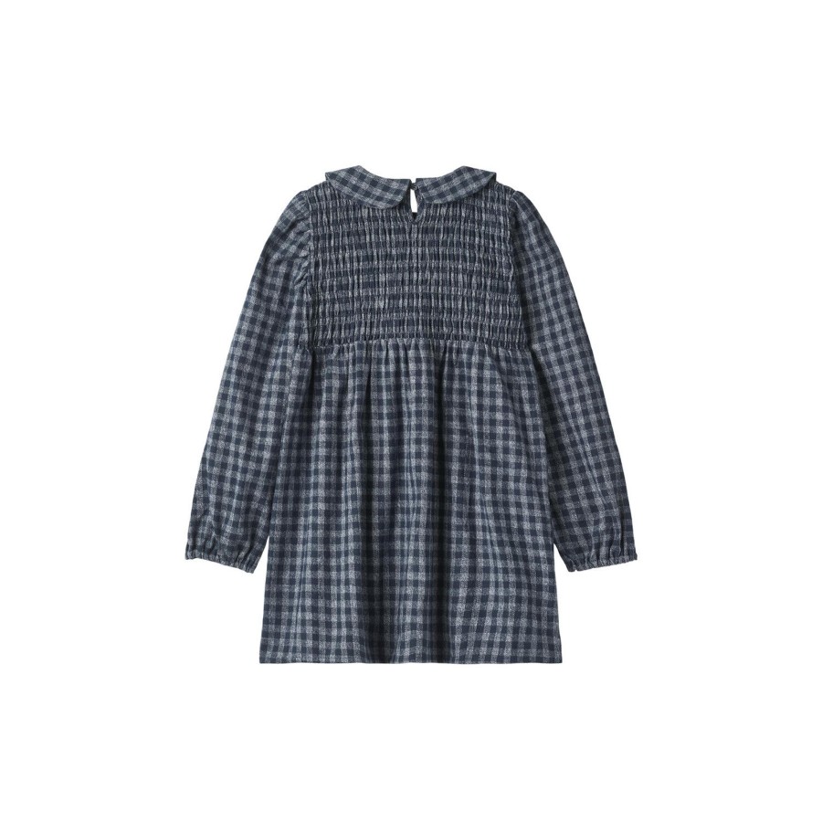 Born Fliink Kjoler | Coda Check Dress, Navy