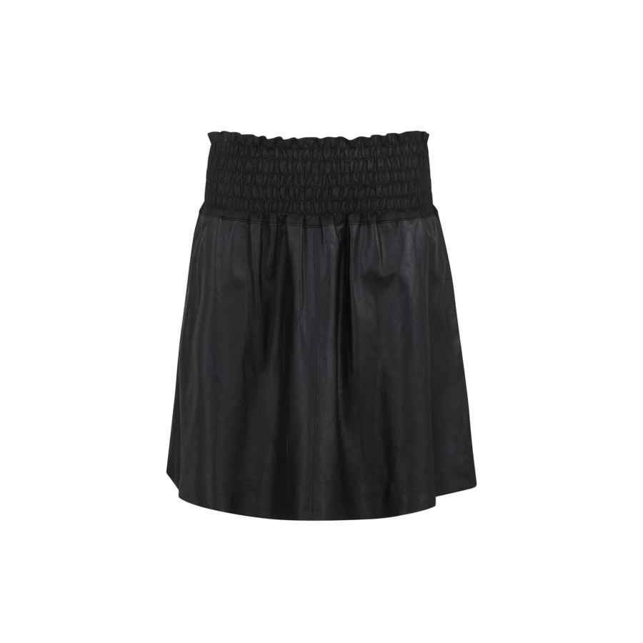 Dame Coster Copenhagen Nederdele | Leather A Line Skirt, Black