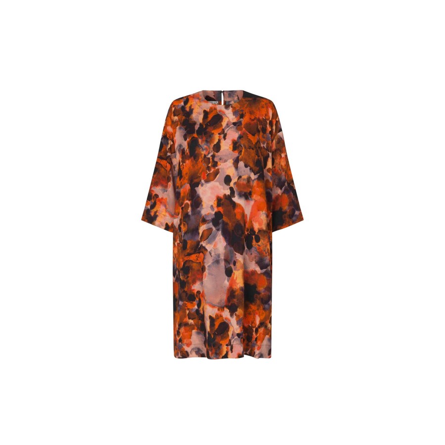 Dame Masai Kjoler | Naslana Dress, Spicy Orange