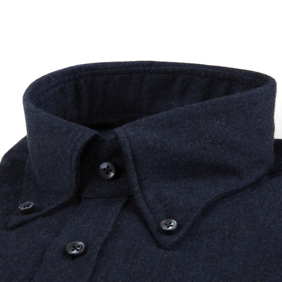 Herre Stenströms Skjorter | Fitted Body/26 Rc Cuff, Navy