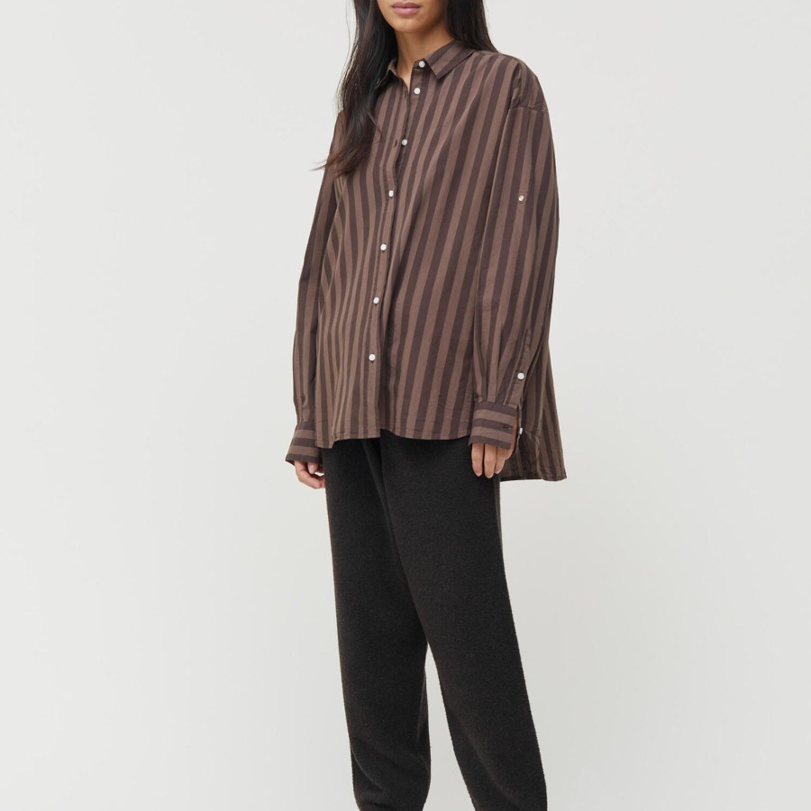 Dame Aiayu Nattoj & Loungewear | Shirt, Mix Mocha