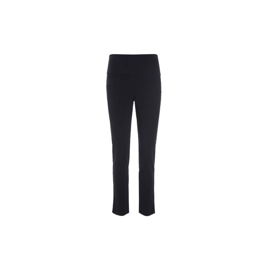 Dame BITTE KAI RAND Bukser | Magic Stretch Pants With Slits, Black