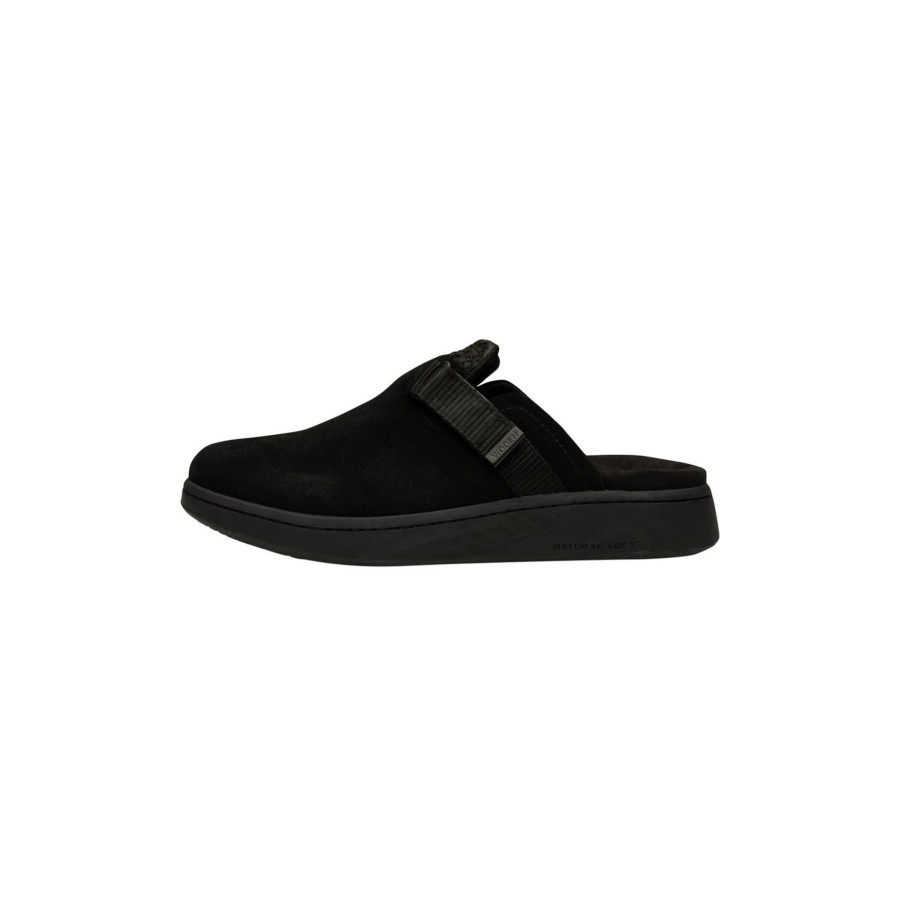 Dame WODEN Sandaler | Vega Clog Suede, Black