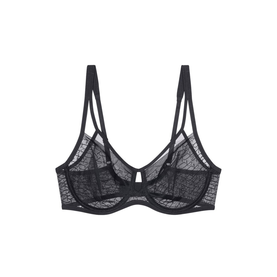 Dame Triumph Lingeri & Badetoj | Triumph Signature Sheer W01 Ex, Black